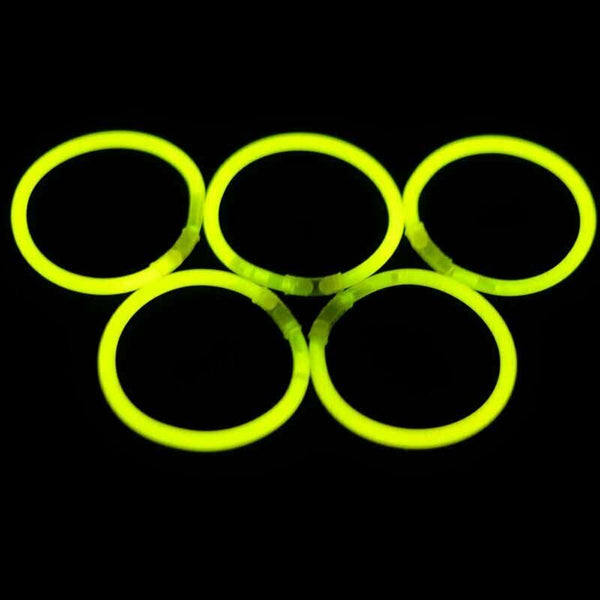 Mixed Single Colour Glow Sticks Bracelets Party Glowsticks Glow In Dark  - Lets Party