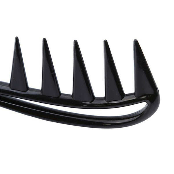 Wide Tooth Shark Hair Comb Detangler Curly Hair Hairdressing Massage Hair Brush - Lets Party