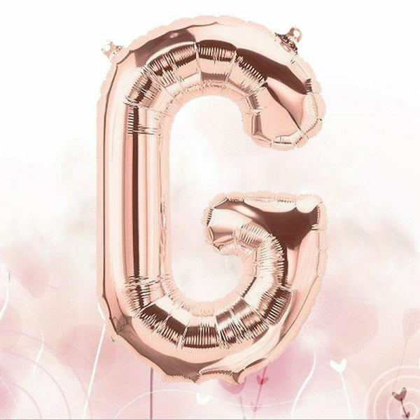 40cm Birthday Foil Balloons Letter Balloon Party Wedding Rose Gold 16
