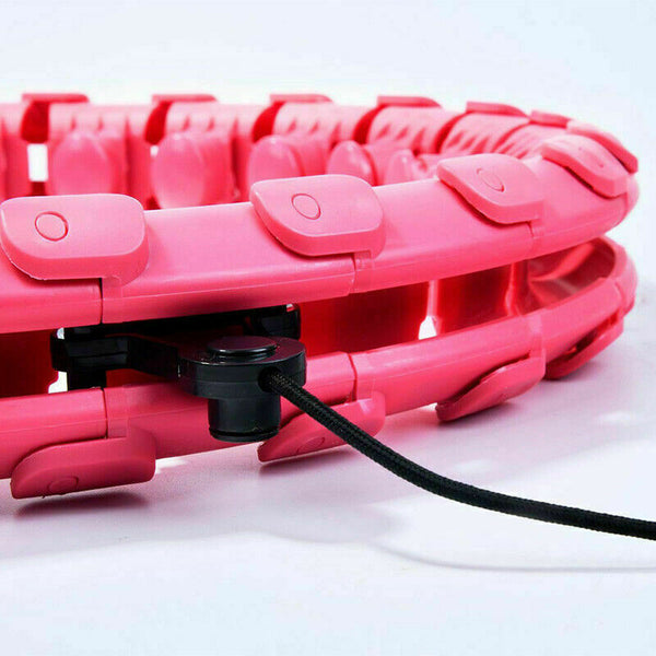 24 Knots Purple Smart Hula Hoop Fitness Detachable Hoops Weight AU Stock Hoola Hoops - Lets Party