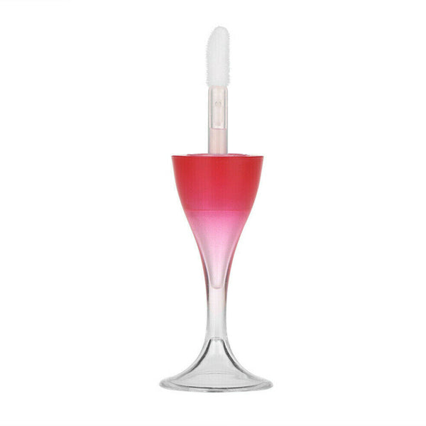 5/10Pcs 8ml Lip Gloss Tube Wine Glass Shaped Lipstick Container Lip Balm Bottle - Lets Party