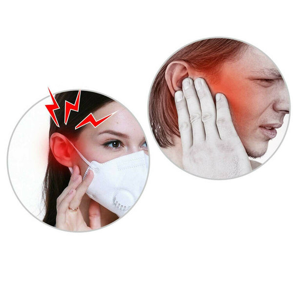 Face Mask Adjustable Ear Hook Strap Extension Release Pain Ear Saver Buckle  - Lets Party