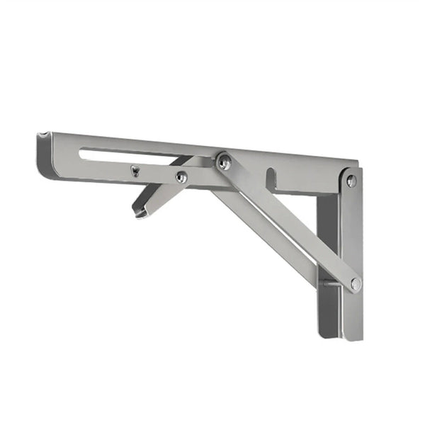 2PCS Traderight Folding Table Bracket Stainless Steel Wall Shelf Bench 10Inch AU