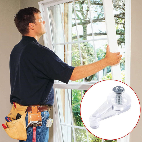 Glass Mirror Retainer Clips Cabinet Door Clips Mirrors Holder With Screw