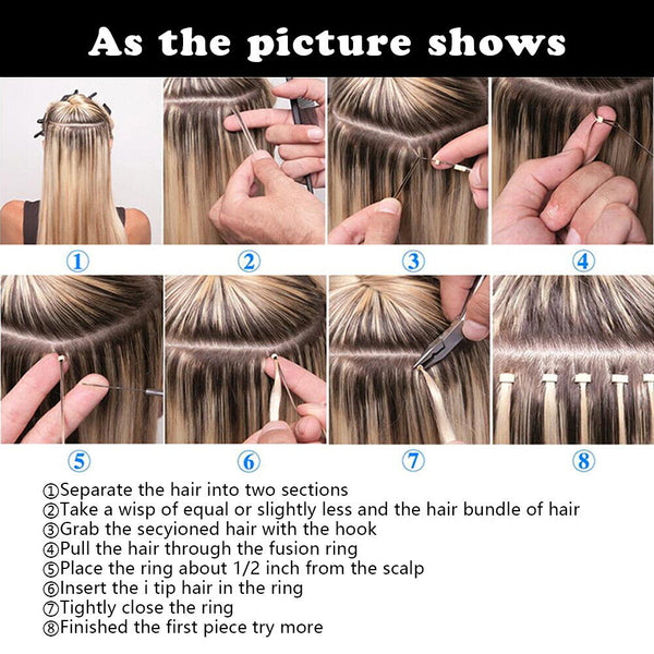Hair Extension Micro Rings Beads 200-400x Silicone Lined MicroBead 5 x 3mm Links