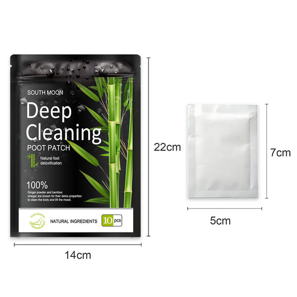 100 Pack Detox Foot Patches Pads Natural plant Toxin Removal 100 Sticky Adhesive - Lets Party
