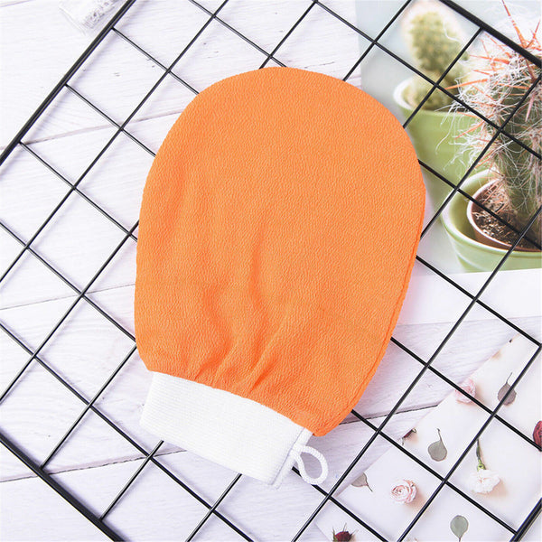 2Pcs Moroccan Bath Scrub Glove Hammam Exfoliating Body Facial Tan Massage Mitt A