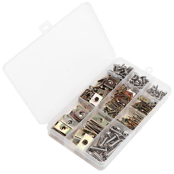 200X STAINLESS STEEL U NUTS - BOLT SPEED CLIPS PANEL TRIM AUTOMOTIVE NUT SCREWS