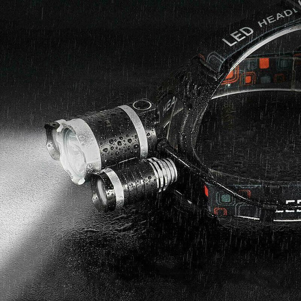 100000LM Rechargeable Headlamp 3T6 XML LED Headlight  Head Torch Flashlight AU