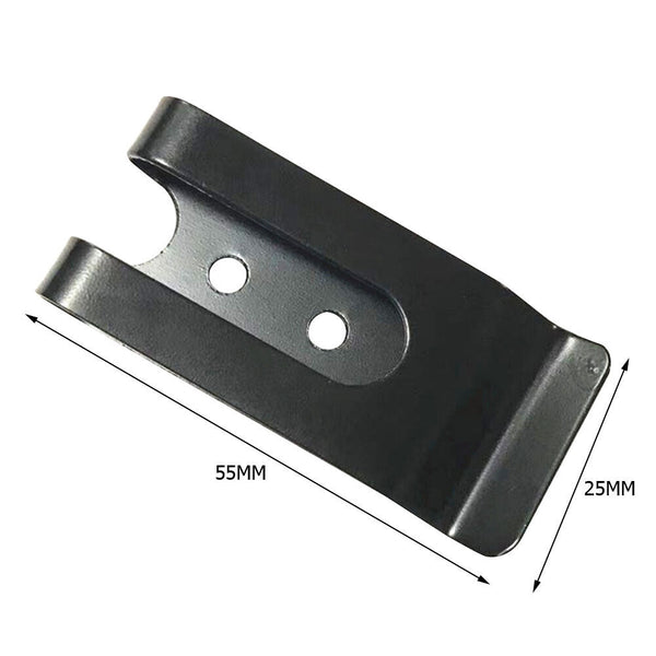 1PC Metal Waist Belt Buckles Sheath Clip Clasp Pocket Wallet Key Hook (Black) AU