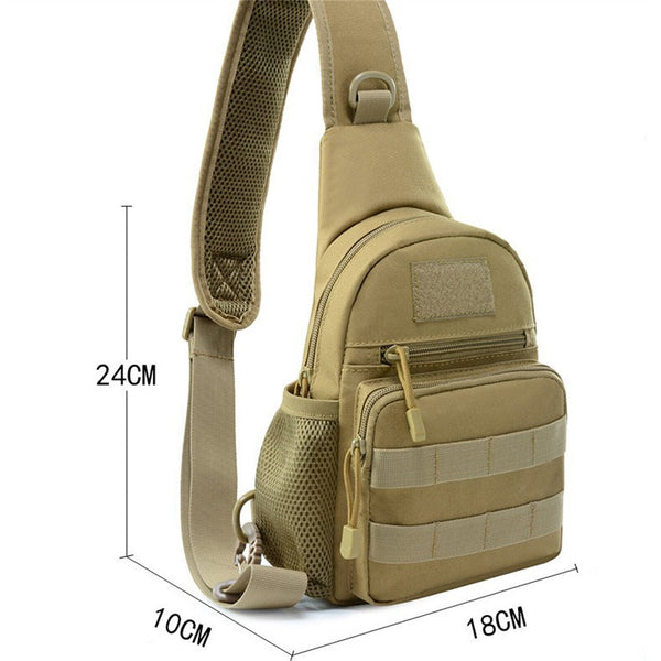 Man Shoulder Backpack Chest Bag Small Sling Cross Body Satchel Bag Outdoor AUS