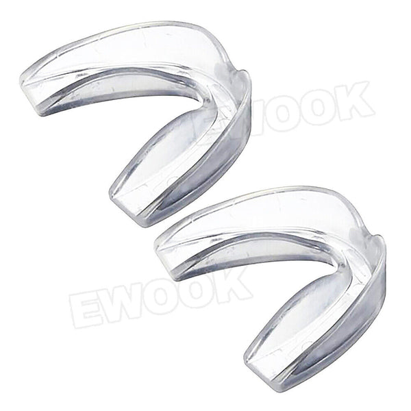 4x Teeth Grinding Mouthguard Mouth Guard Night Bruxism Clenching Sleeping Dental - Lets Party