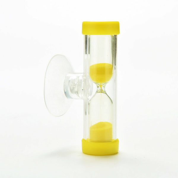 3pcs Sandglass Hourglass for Tooth Brushing Shower Timer Suction Cup Count Down
