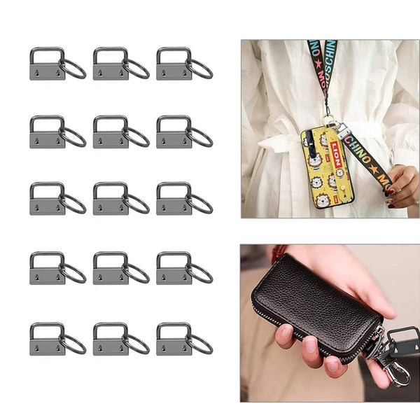 25MM Key Fob Hardware Key Fob Keychain Wristlet With Split Rings