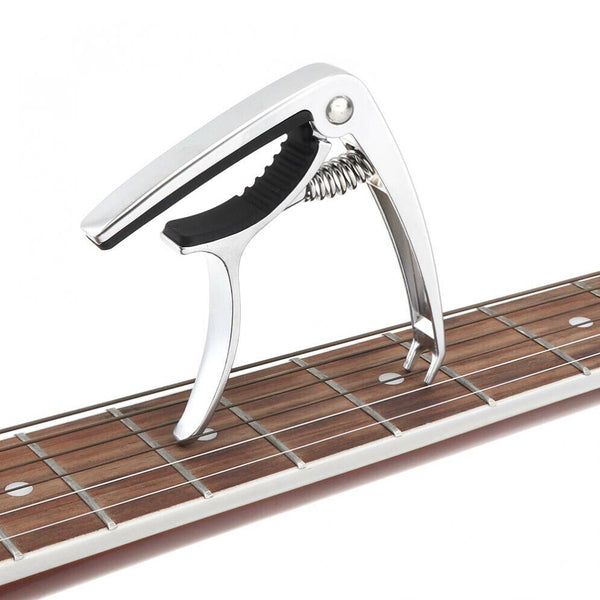 2x Alloy Guitar Capo Quick Change Release Trigger Clamp for Guitar Ukulele Bass
