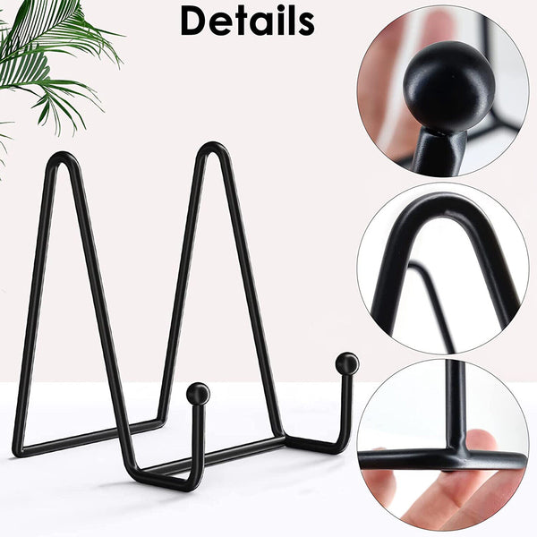 Iron Display Stand Dish Rack-Plate Bowl Picture Frame Photo Book Pedestal Holder