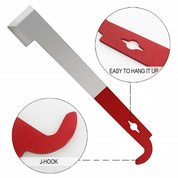 Durable Stainless Steel Bee Keeper J-Shape Hive Beekeeping Hook Scraper Tools AU