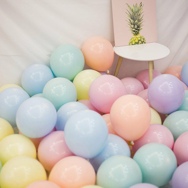 10pcs 25cm Macaron Pastel Retro Balloon Balloons Birthday Wedding Party AU
