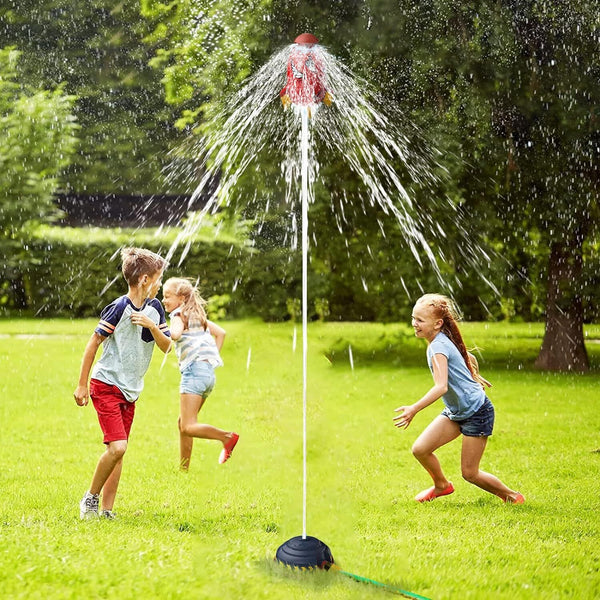 Air Rocket Toys for Kids Outdoor Water Pressure Lift Sprinkler Rocket Launcher
