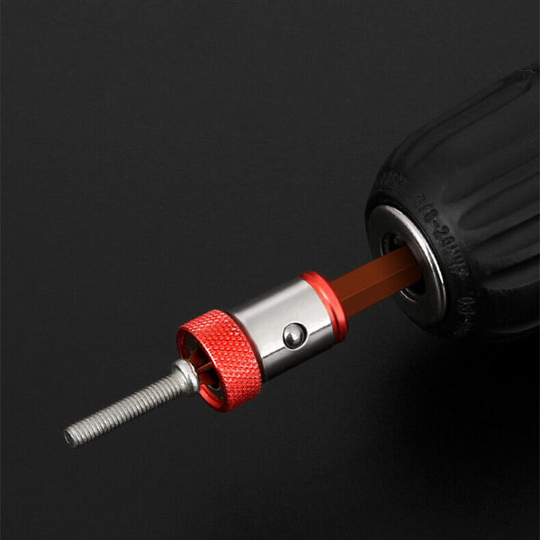 Drill Head Screwdriver Bits Strong Magnetizer Metal Magnetic Ring Red AU