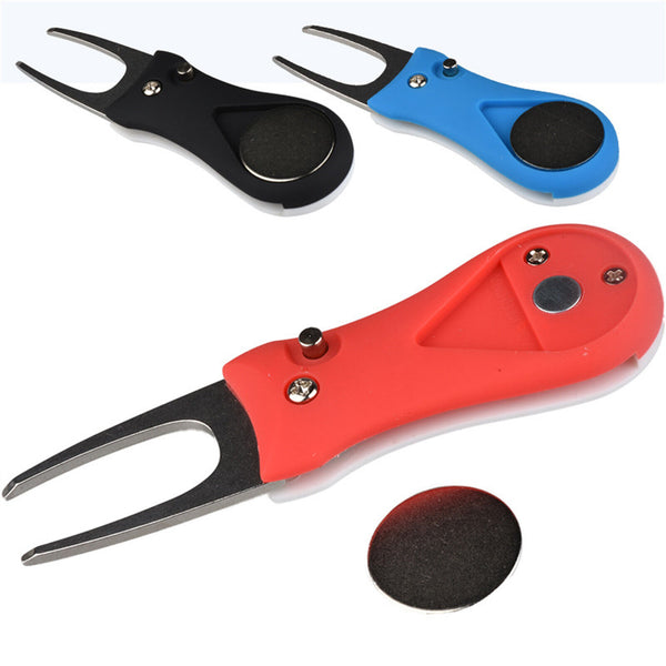 Golf Ball Marker Repairer Pitch Pitch mark Divot Repair Blade Tool Golf Divot