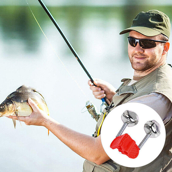 Up To 100PCS Best Bite Clip Fishing Alarm Bells Plastic Ring Double Rod Hot Red