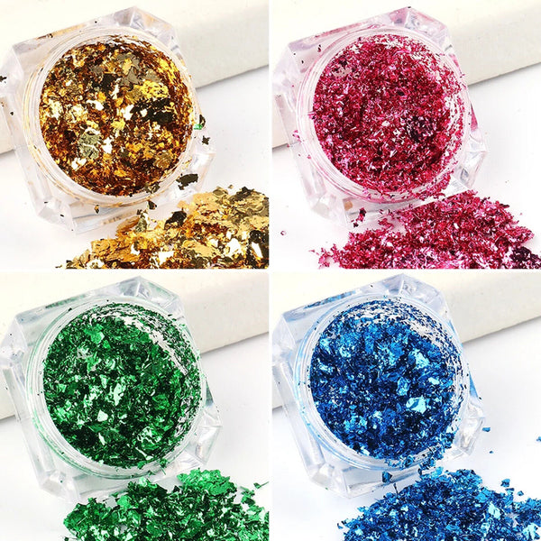 Nail Chrome Mirror Effect Powder HIGH Pigment Glitter Dust Manicure Nail Art AU - Lets Party