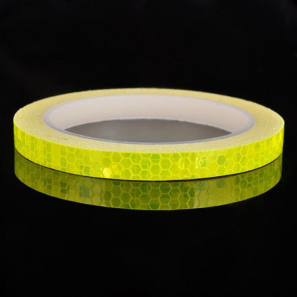 8 M Reflective Tape Adhesive Sticker Strip Glow in the Dark Bike Car Truck Decal