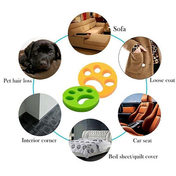 2PCS Pet Hair Remover Cat Fur Dog Hair Lint Catcher from Laundry Washing Machine