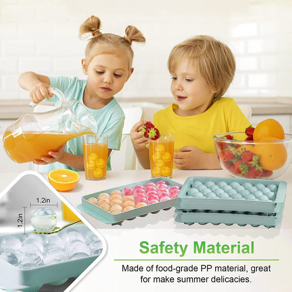 33 Grids Ball Maker Round Ball Sphere Whiskey Ice Cube Mould Tray for Freezer AU