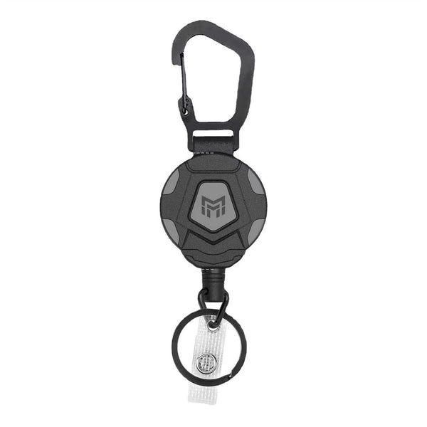 2pcs Retractable Heavy Duty Pull Ring Key Chain Recoil Keyring Wire Rope Key Holder