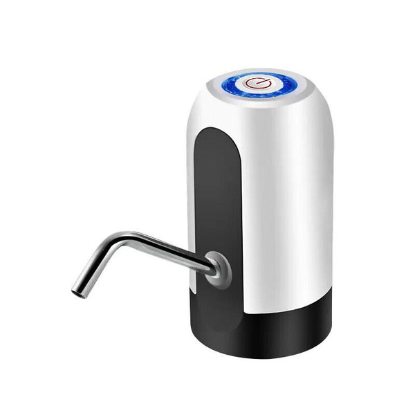 Electric Water Bottle Pump Dispenser Drinking USB Button Black White Drinking AU