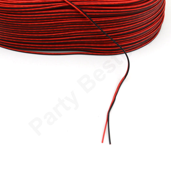 10M 2Pin Insulated Extend Cord Car Audio Cable Speaker Electric Wire Cable Red B