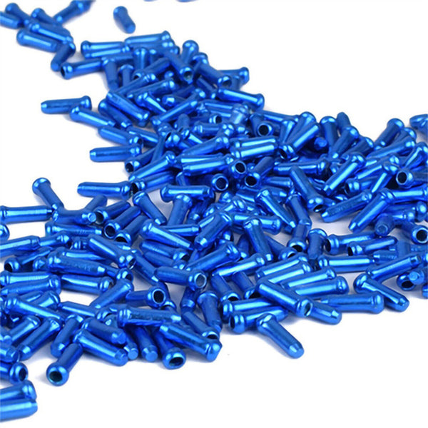 100PCS  Bicycle Cable End Caps MTB Bike Brake Shifter Aluminum Wire Cable Tip AU