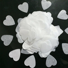 10000x White Heart Birthday Party Wedding Confetti Tissue Paper Biodegradable AU