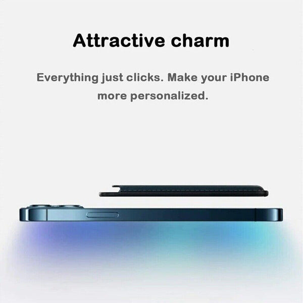 Rack For Magsafe iPhone14 13Pro Max Magnetic Card Holder Pocket Leather WalletAU