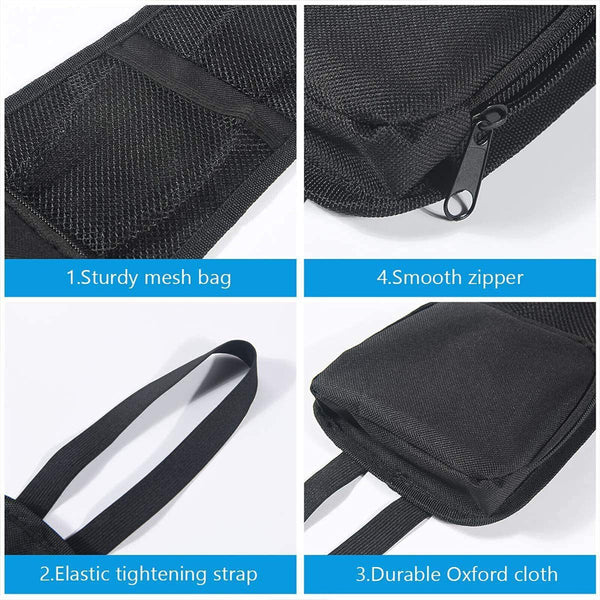 1/2x Car Seat Side Hanging Bag Phone Holder Net Storage Organizer Mesh Pocket AU