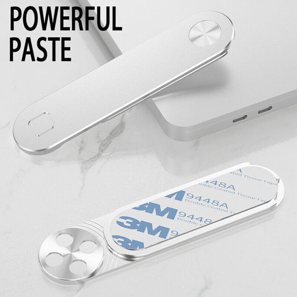 Portable Magnetic Adjustable Phone Computer Holder Laptop Side Mount Clip AU