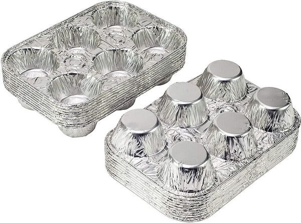 3x Foil Aluminum Muffin Pan Chocolate Cake Cookie Cupcake Baking Mold Mould Tray