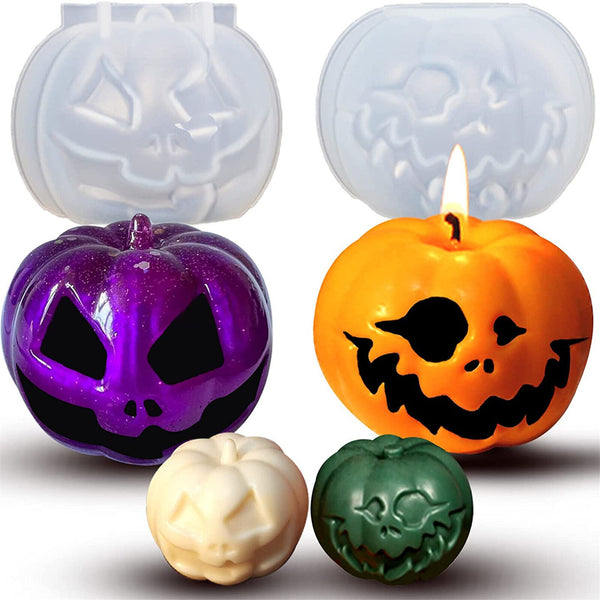 Pumpkin Candle Silicone Mold DIY Resin Soap Craft Making Moulds Christmas Decor
