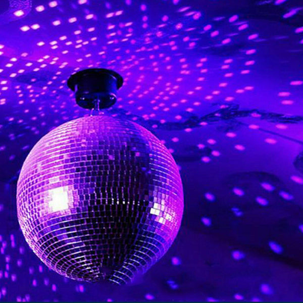 5/10/20/30/40cm Disco Mirror Ball DJ Light Silver Dance Party Stage Lighting Eve