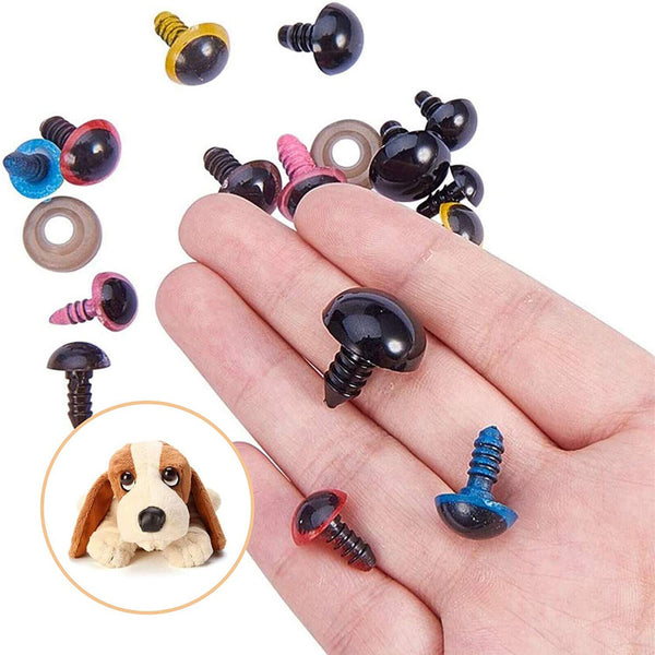 752PCS Safety Eyes and Noses with Washers Colorful Plastic Safety Eyes and Noses