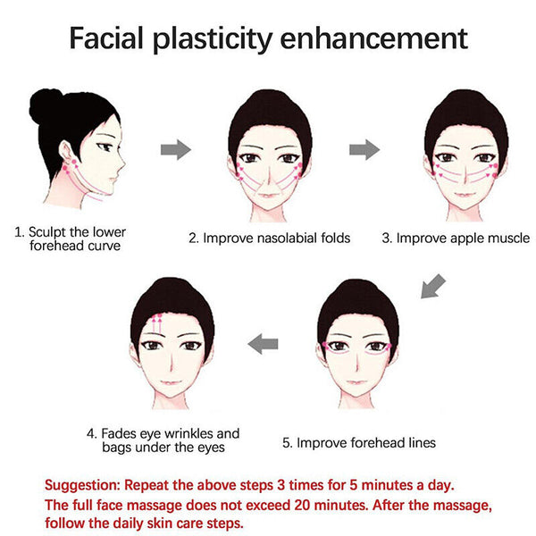 Microcurrent Face Skin Tightening Lifting Device Facial Beauty Machine AU Stock