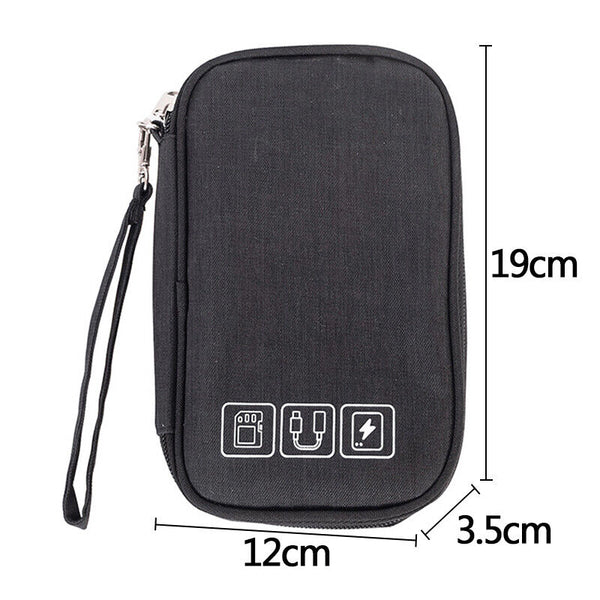 Electronic Accessories Cable Bag Organizer Travel Pouch Storage Cases Charger AU