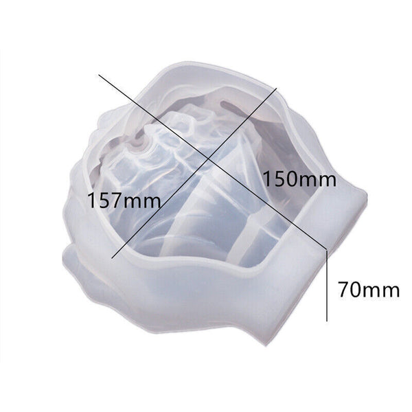 Hand Shape Silicone Ashtray Resin Mold Holder Tray Mould Casting Epoxy Crafts AU
