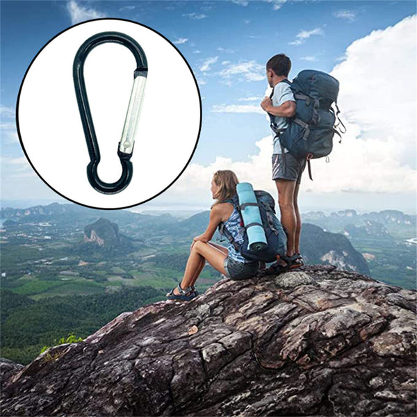 20Pcs Aluminum Alloy Carabiner Clip Clasp Hook Keyring Camping Carabina AU STOCK