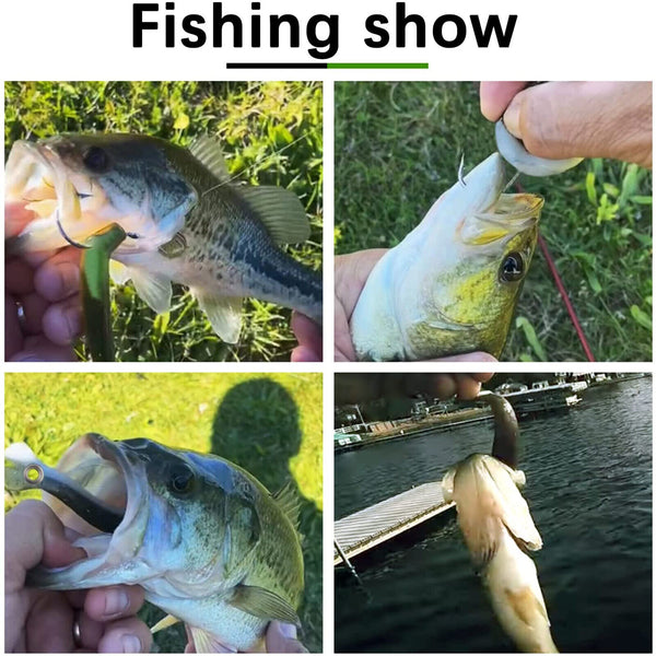 5x Powerful Fishing Lure Fake Bait Soft Bionic Fishing Lure Freshwater Saltwater