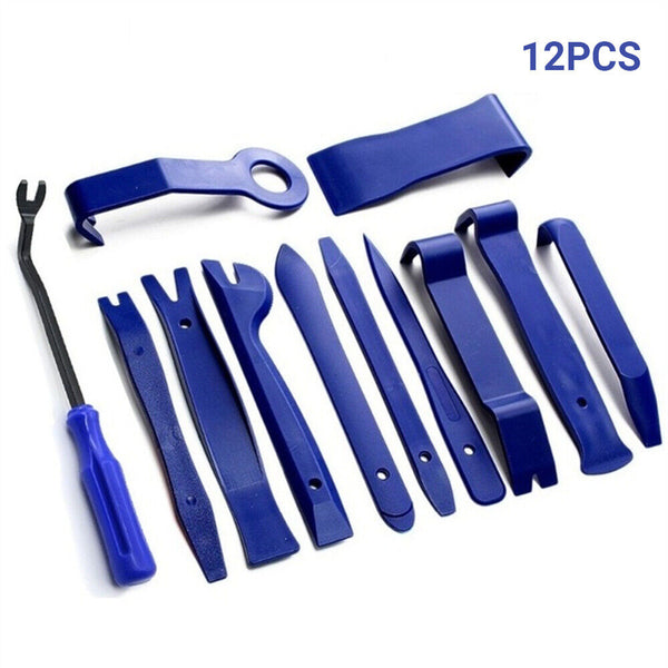 Car Trim Removal Tool Auto Hand Tools Pry Bar Dash Panel Door Interior Kit 12PCS