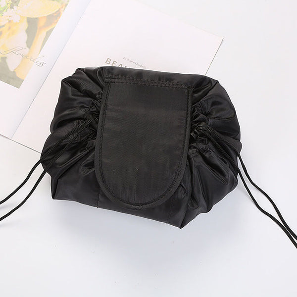 Lazy Drawstring Cosmetic Travel Magic Storage Make Up Bag Pouch Toiletry Case AU