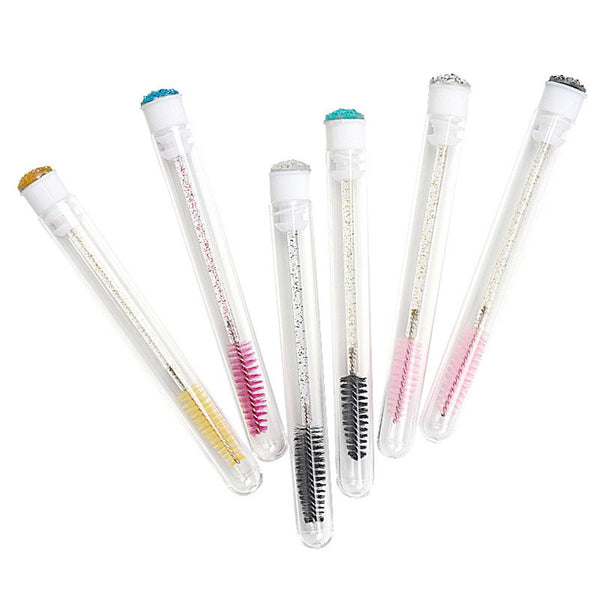Glitter Disposable Eyelash Brush Applicator Extension Mascara Tube Wands/Plastic